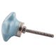 Turquoise Flower Ceramic Dresser Knob Online